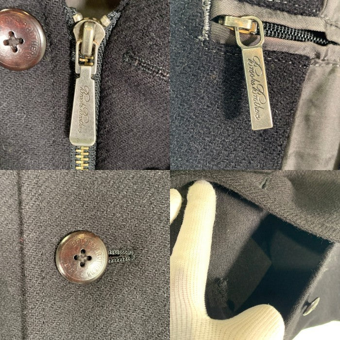 Brooks Brothers ブルックスブラザーズ ウール ジップアップジャケット ハーフ丈 ブラック Size L 福生店