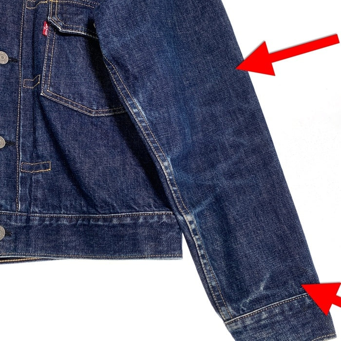 90's Levi's リーバイス 71507XX 2nd ボタン裏J02 BIG ビッグイー トラッカー デニムジャケット インディゴ Size 38 福生店