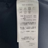 AVIREX アヴィレックス 783-3130022 直営店限定 EMBOSS STAND ZIP JACKET エンボス スタンドジップジャケット ブラック sizeM 瑞穂店