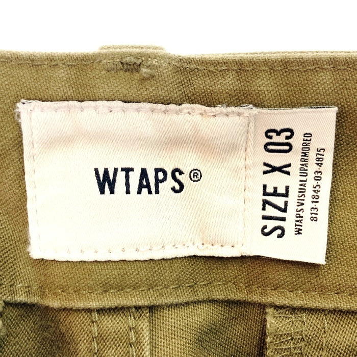 WTAPS ダブルタップス 201WVDT-PTM05 20SS CARGO SHORT カーゴショーツ ショートパンツ カーキ size03 瑞穂店