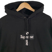 SUPREME シュプリーム 20AW Cross Box Logo Hooded Sweatshirt クロスボックスロゴ プルオーバー スウェットパーカー ブラック Size XL 福生店