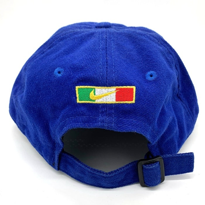 90's NIKE ナイキ イタリア代表 コットン ベースボールキャップ ブルー 台湾製 福生店