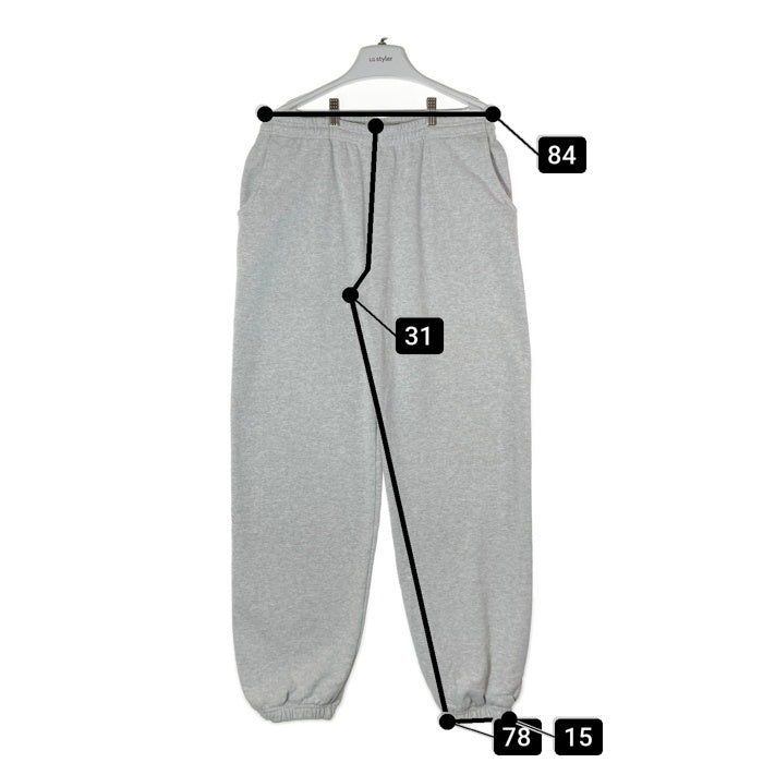 LOS ANGELES APPAREL ロサンゼルスアパレル HF04 14oz スウェットパンツ グレー sizeXL 瑞穂店
