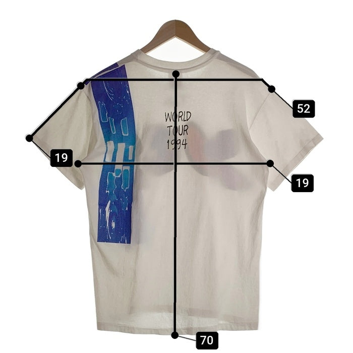 90's YES イエス Peter Max Yes Band Tee 半袖 Tシャツ ホワイト USA製 Size L 福生店