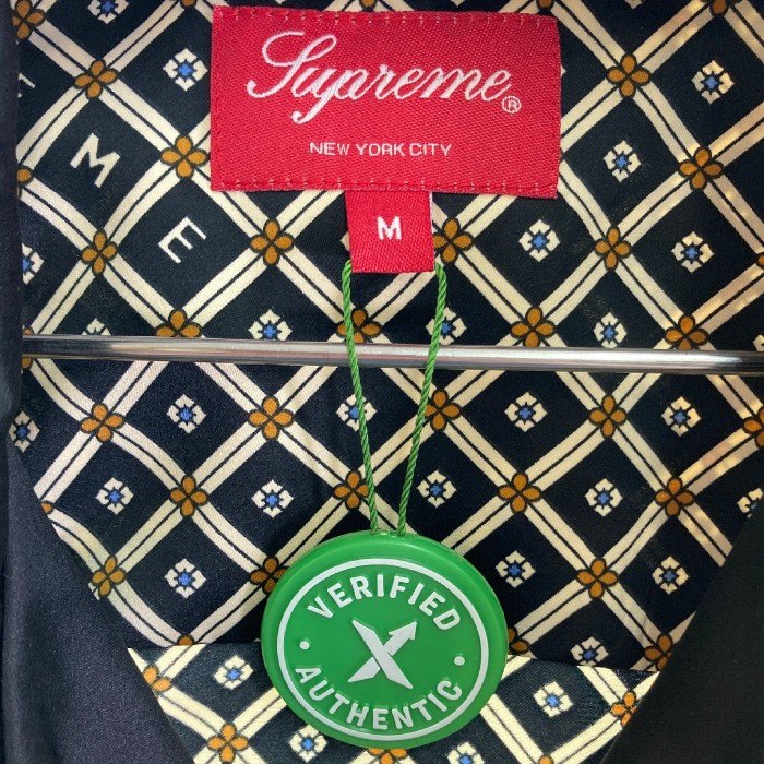 Supreme シュプリーム Satin Pajama Set パジャマセット ブラック×オフホワイト sizeM 瑞穂店