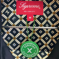Supreme シュプリーム Satin Pajama Set パジャマセット ブラック×オフホワイト sizeM 瑞穂店