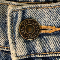 90's Levi's リーバイス ボタン裏J22 隠しリベット カットオフ ジッパーフライ デニムパンツ ライトブルー 日本製 Size ウエスト約90cm 福生店