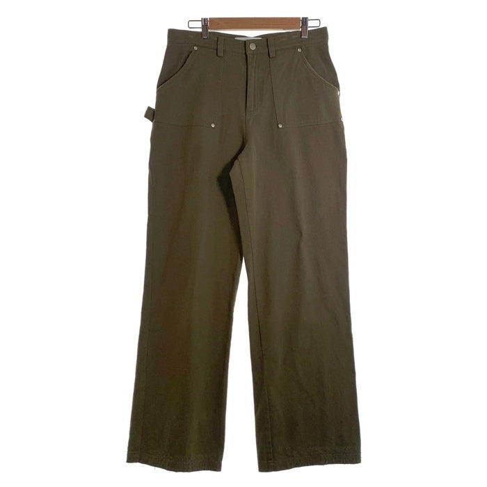 liju モールスキン ペインターパンツ オリーブ コットン ダメージ加工 Size 32 福生店