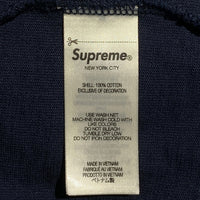 SUPREME シュプリーム 24AW 24AW Twill Applique S/S Top ツイルアップリケ ショートスリーブトップ Tシャツ ネイビー Size L 福生店
