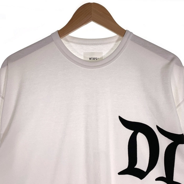WTAPS ダブルタップス 23SS DTロゴ 半袖 Tシャツ ホワイト 231ATDT-CSM14 Size 03 福生店