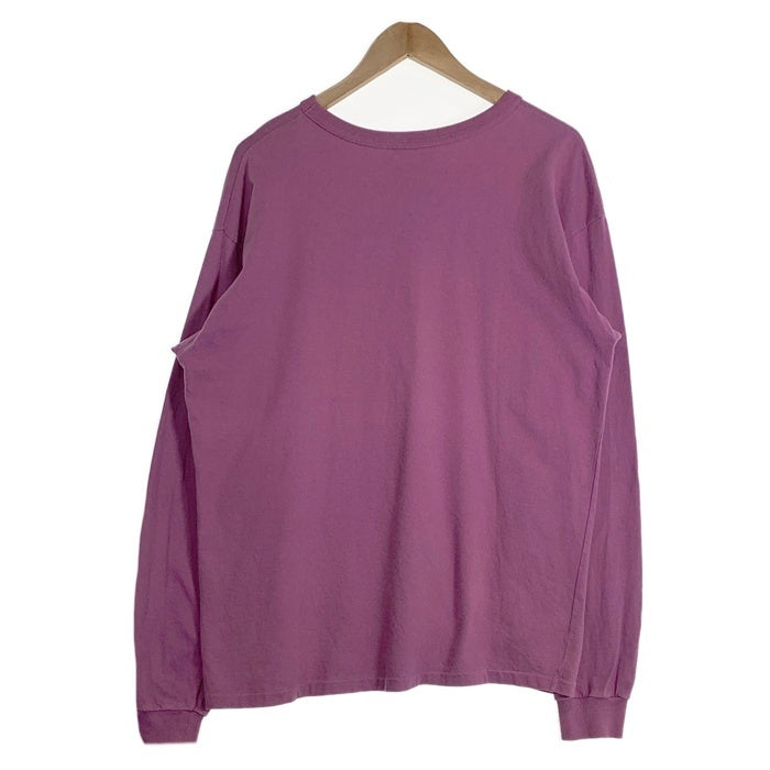 AURALEE オーラリー 18SS SOFT CORD L/S TEE ロングスリーブTシャツ パープル A85P01MT Size 5 福生店