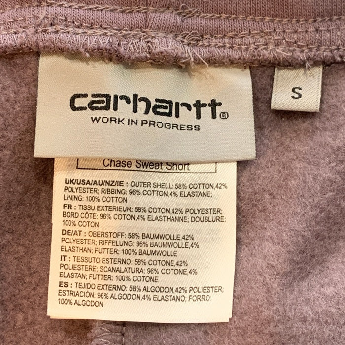 Carhartt W.I.P. カーハート Chase Sweat Short スウェット ショートパンツ ダークパープル Size S 福生店