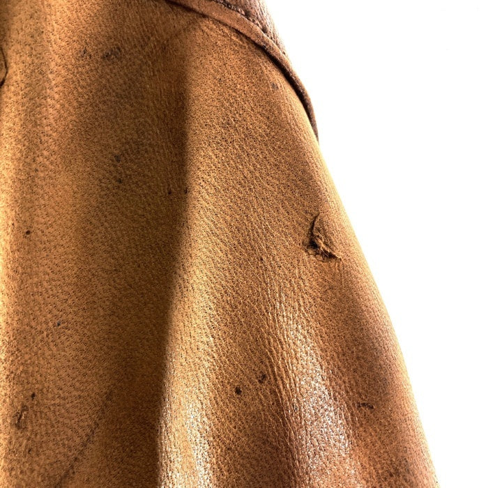 Massimo Dutti マッシモデュッティ シープレザージャケット ブラウン sizeL 瑞穂店