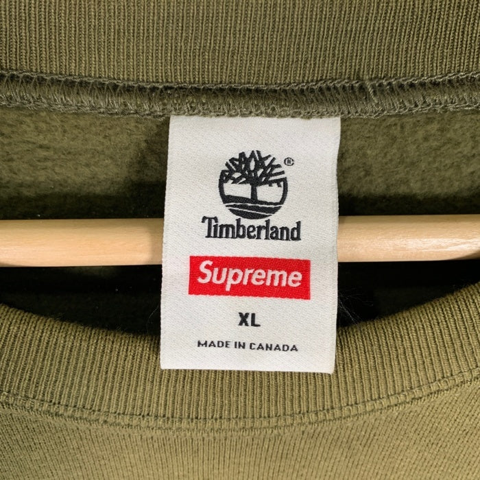 SUPREME シュプリーム 20SS Timberland ティンバーランド Crewneck クルーネックスウェットトレーナー オリーブ Size XL 福生店