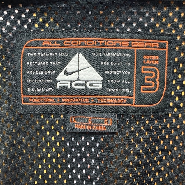 90's~ NIKE ACG ナイキ STORM FIT OUTER 3 LAYER マウンテンパーカー ジャケット ブルーxオレンジ Size L 瑞穂店