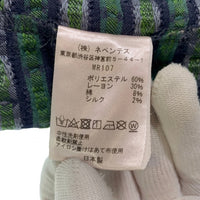 Needles ニードルズ Basketball Shorts -PE/R/C/S Fine Pattern バスケットボールショーツ ショートパンツ 総柄 ネイビー MR107 Size M 福生店