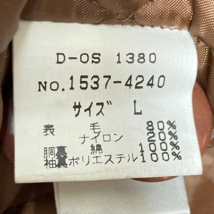 CHAPS RALPH LAUREN チャップスラルフローレン 80's チェック ウール 襟付きコート ブラウン sizeL 瑞穂店