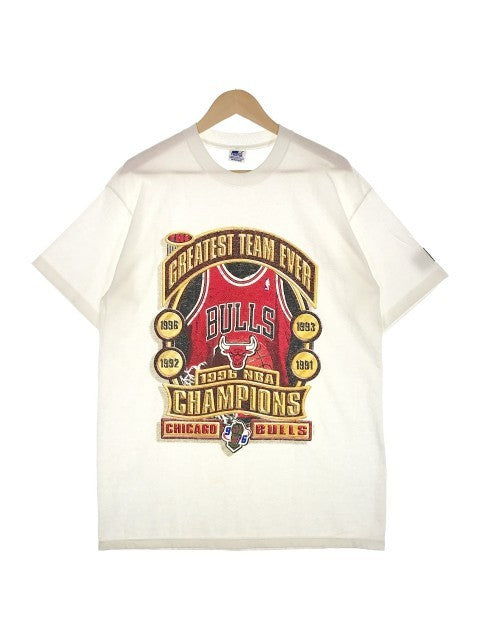 90's NBA CHICAGO BULLS シカゴブルズ 96年ファイナル ロッカールーム Tシャツ STARTER Size M 福生店
