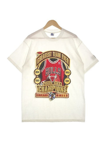 90's NBA CHICAGO BULLS シカゴブルズ 96年ファイナル ロッカールーム Tシャツ STARTER Size M 福生店