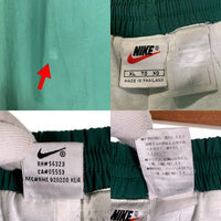 90-00’s NIKE ナイキ ナイロン トラックパンツ イージー グリーン 同色スウッシュ刺繡 Size XL 福生店