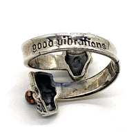good vibrations グッドバイブレーションズ TWO FACE トゥーフェイス シルバーリング SV925 Size 17号 福生店