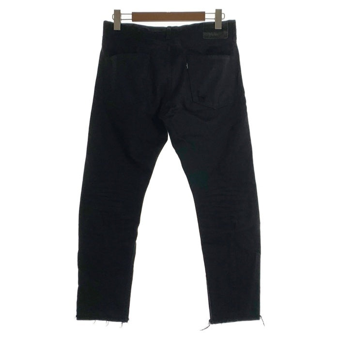 HYSTERIC GLAMOUR ヒステリックグラマー ブラックデニムパンツ スタッズ ダメージ/リペア加工 02191AP09 Size 30 福生店