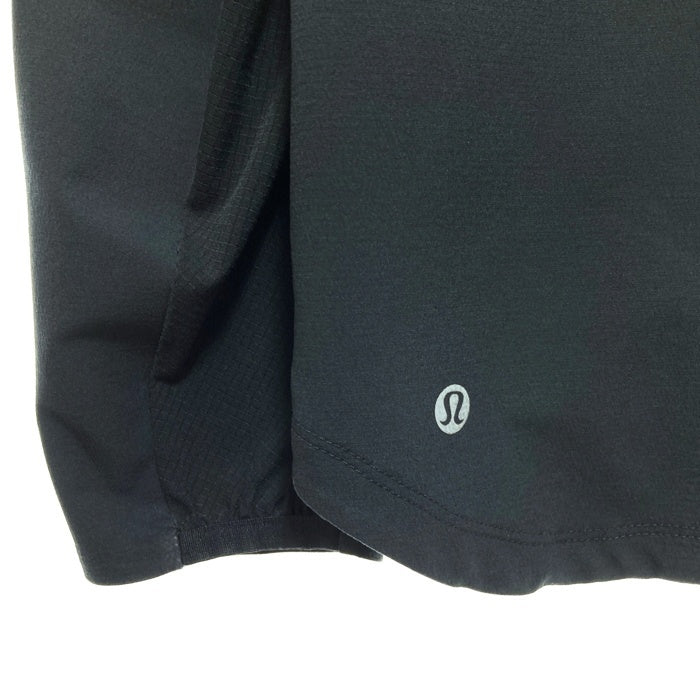 lululemon ルルレモン ナイロンジップパーカー ブラック sizeXL 瑞穂店