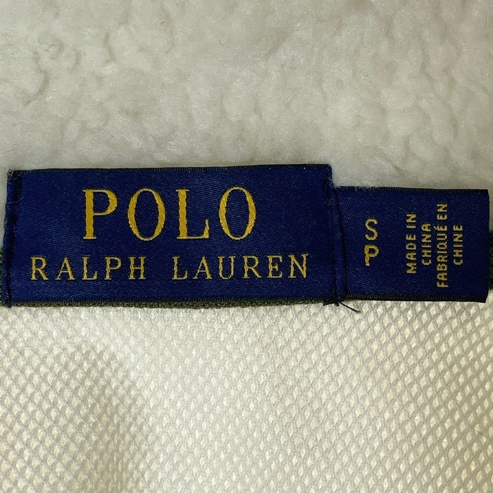 Polo Ralph Lauren ポロラルフローレン 防風フリースジャケット ホワイトxグリーン sizeS 瑞穂店