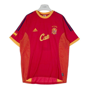 adidas アディダス スペイン代表 2002 サッカー ワールドカップ ホーム ユニフォーム  レッド sizeM 瑞穂店