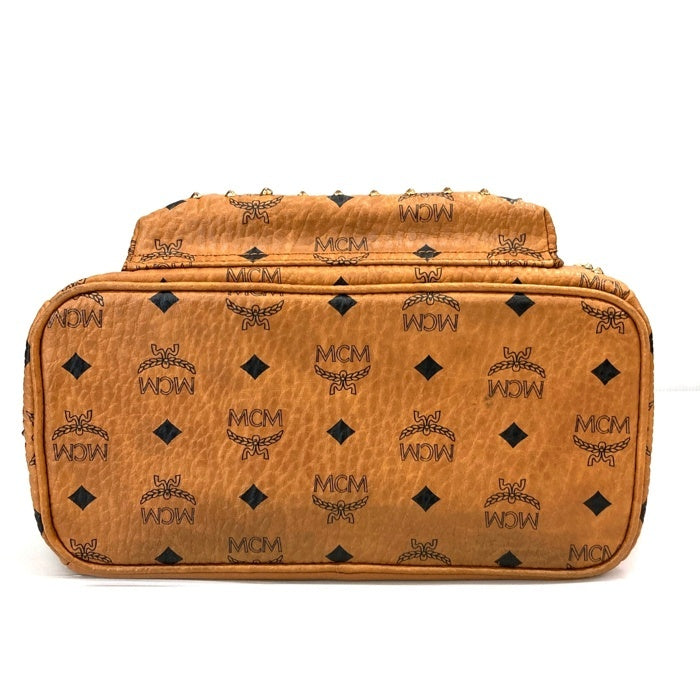 MCM エムシーエム スターク スタッズアウトライン ヴィセトスバックパック リュック ブラウン MMK8AVE61CO001 瑞穂店