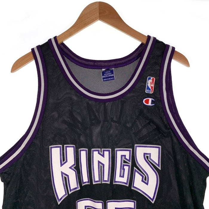 Champion チャンピオン Sacramento Kings サクラメント キングス Jason Williams ジェイソン ウイリアムス タンクトップ ブラック パープル メキシコ製 SIze L 福生店