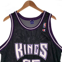Champion チャンピオン Sacramento Kings サクラメント キングス Jason Williams ジェイソン ウイリアムス タンクトップ ブラック パープル メキシコ製 SIze L 福生店