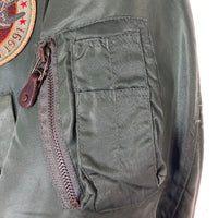 TED COMPANY テッドカンパニー TEDDY'S AIRMAN MA-1 フライトジャケット ボンバージャケット 刺繍 ワッペン カーキ size40 瑞穂店