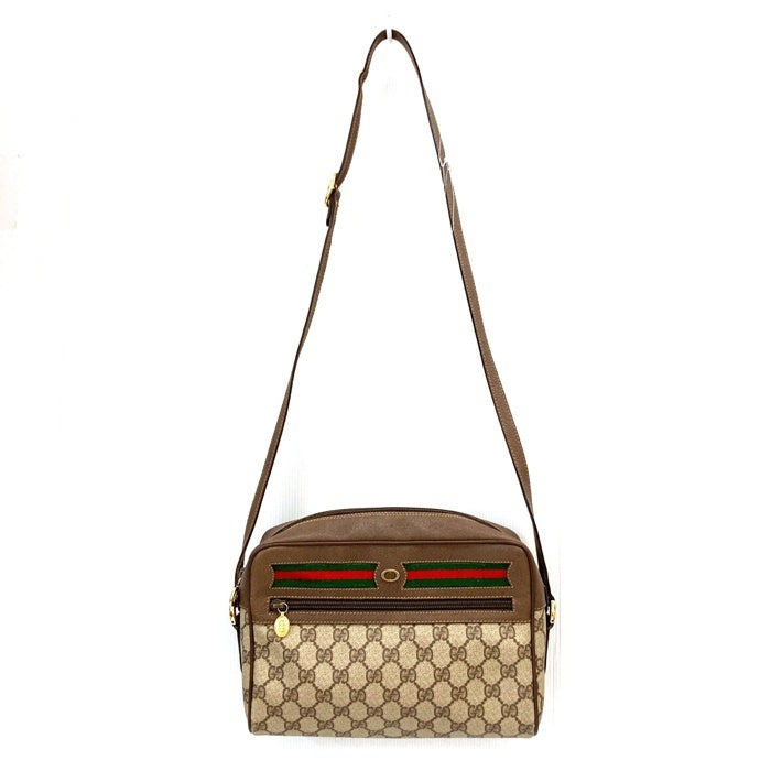 GUCCI グッチ GGスプリーム シェリーライン ショルダーバッグ オールド 001.56.6472 ベージュ ブラウン 瑞穂店