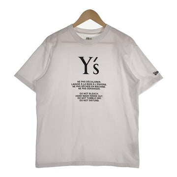 Y's ワイズ 24SS New Era ニューエラ プリント Tシャツ ホワイト YJ-T80-950 Size XL 福生店