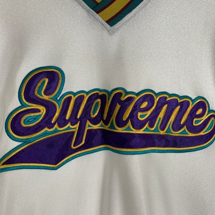 SUPREME シュプリーム 16AW Baseball Warm Up Top ベースボール ウォームアップ トップ ホワイト パープル グリーン Size S 福生店