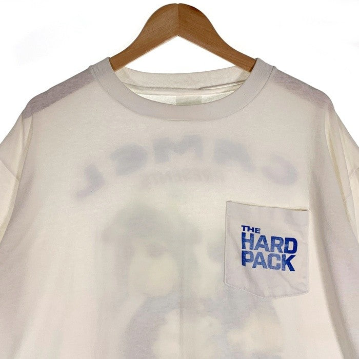 90's CAMEL キャメル THE HARD PACK Pocket S/S TEE 半袖 ポケット Ｔシャツ ポケT ホワイト Size XL 福生店