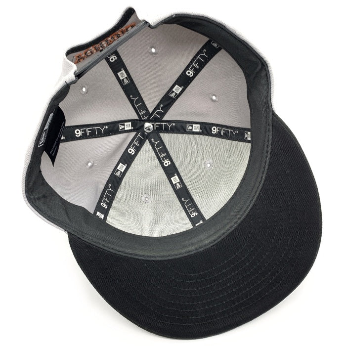 New Era ニューエラ 9FIFTY 読売ジャイアンツ スナップバックベースボールキャップ グレー ブラック 福生店