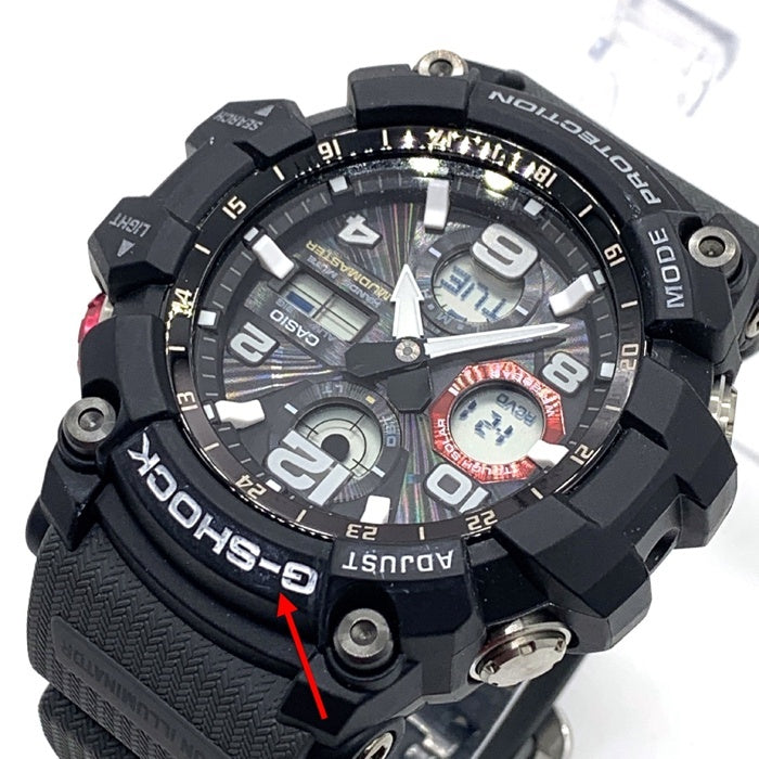 CASIO カシオ G-SHOCK MUDMASTER マッドマスター デジアナ クォーツ腕時計 GWG-100 ブラック 福生店