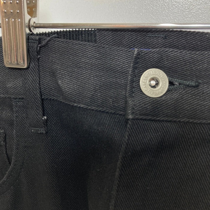 JUNYA WATANABE COMME des GARCONS MAN ジュンヤワタナベ コムデギャルソンマン 14SS スウェードレザーポケット パッチワークブラックデニムパンツ WN-P001 AD2014 Size XS 瑞穂店