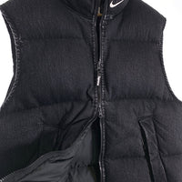 SUPREME シュプリーム NIKE ナイキ 24SS Denim Puffer Vest デニム パファー ベスト ブラック Size S 福生店
