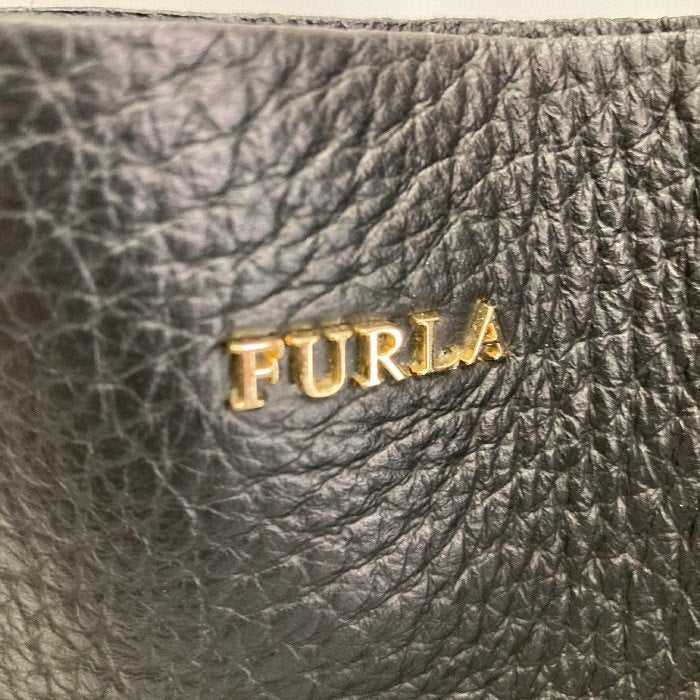 FURLA フルラ 259380 カプリッチョ M ホーボー 2way ショルダーバッグ  レザー ブラック 瑞穂店