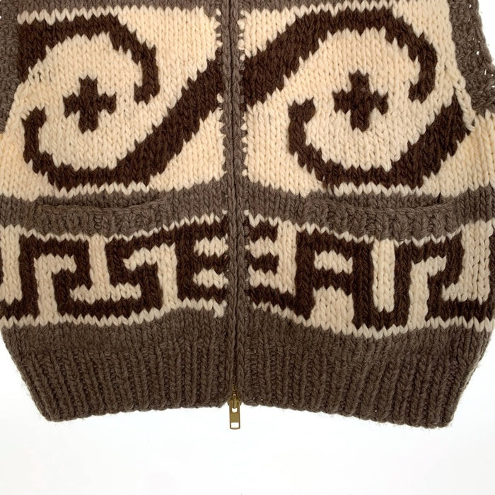 WIND AND SEA ウィンダンシー COWICHAN KNIT VEST カウチンニットベスト グレー WDS-O-ATWK-24-Q4-KN-02 福生店