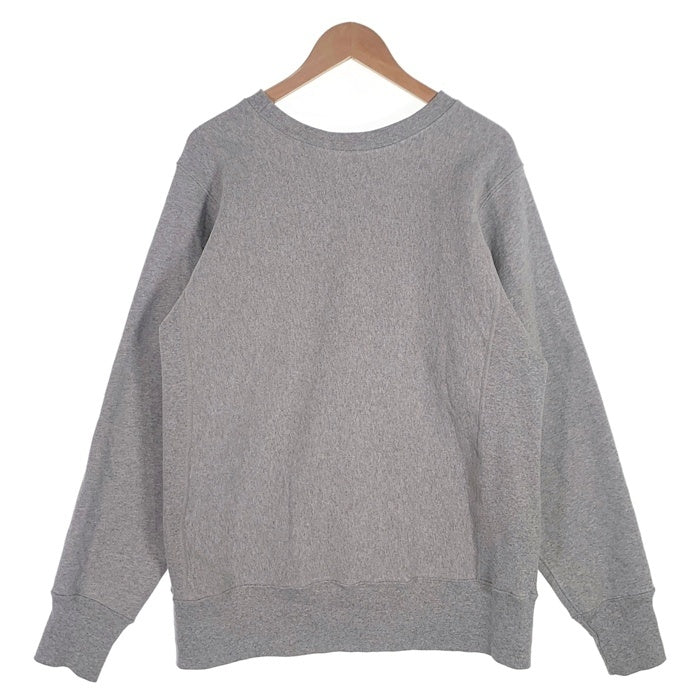 Champion チャンピオン YALE リバースウィーブ クルーネックスウェットトレーナー グレー 赤単色復刻 USA製 Size JP L 福生店