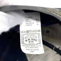 THE H.W.DOG&CO. ドッグアンドコー ウール ベースボールキャップ ブラック D-00001 福生店