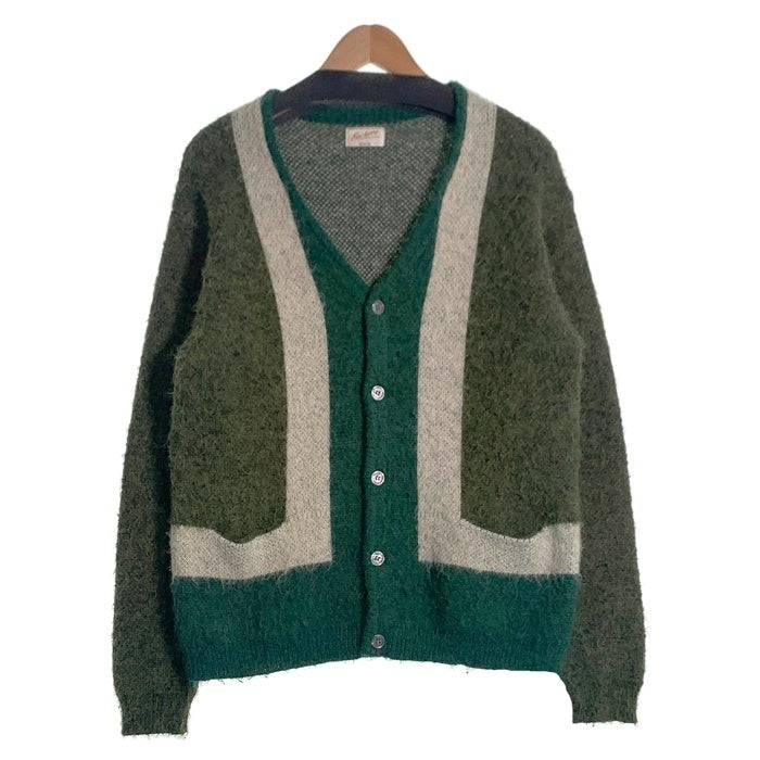 Backers バッカーズ ストライプ ブラッシュド カーディガン グリーン Size M 福生店