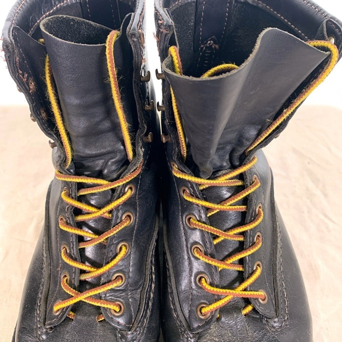 Wesco ウエスコ Job Master ジョブマスター LTT レースアップ レザーブーツ ブラック 38 05 Size 8 1/2D (26.5cm) 福生店