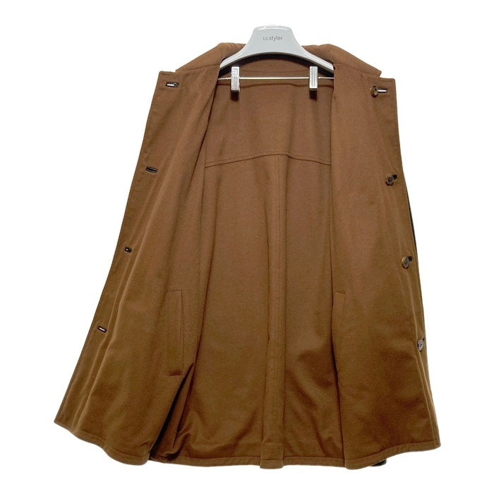 Salvatore Ferragamo サルヴァトーレフェラガモ ナッパレザー×カシミア リバーシブルコート ブラック×キャメル size54 瑞穂店