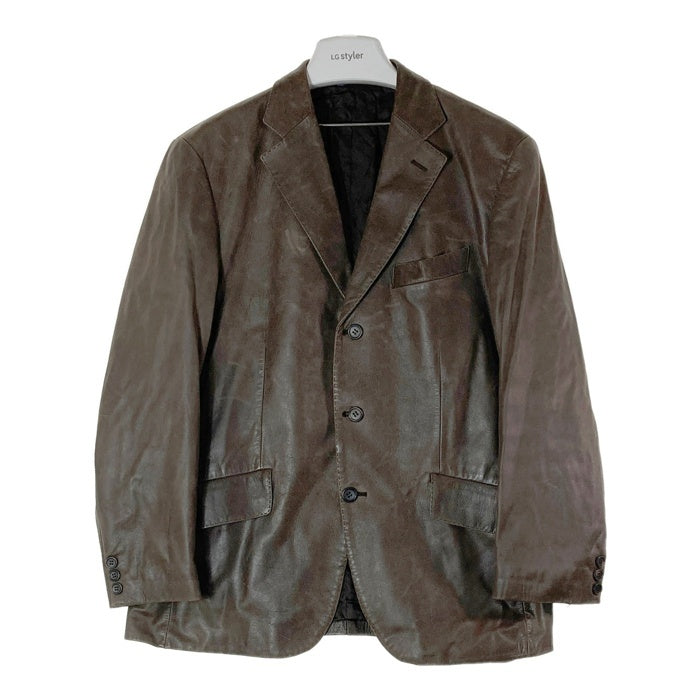 Paul Smith ポールスミス 2275LJ 3B レザー テーラードジャケット ブラウン sizeL 瑞穂店