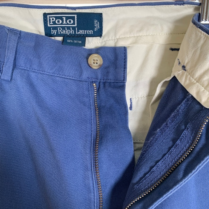 Polo by Ralph Lauren ポロラルフローレン CLASSIC CHINO チノパンツ トラウザー ブルー Size 35×32 福生店